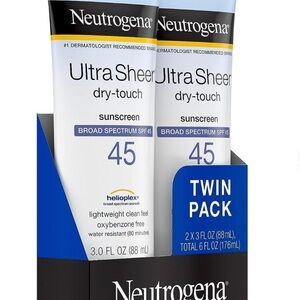 Neutrogena Ultra Sheer Sunscreen SPF 45 Twin Pack